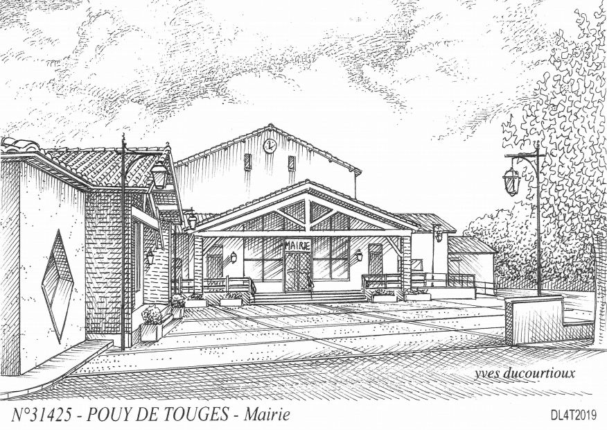 N 31425 - POUY DE TOUGES - mairie